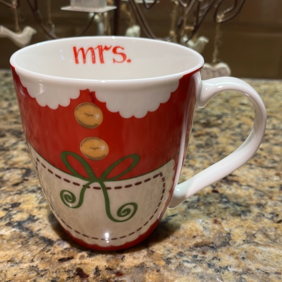 Pfaltzgraff Mr/Mrs Santa Clause Mug Set NIB - Picture 5 of 7